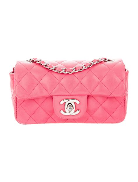 pink mini chanel bag|chanel white mini flap bag.